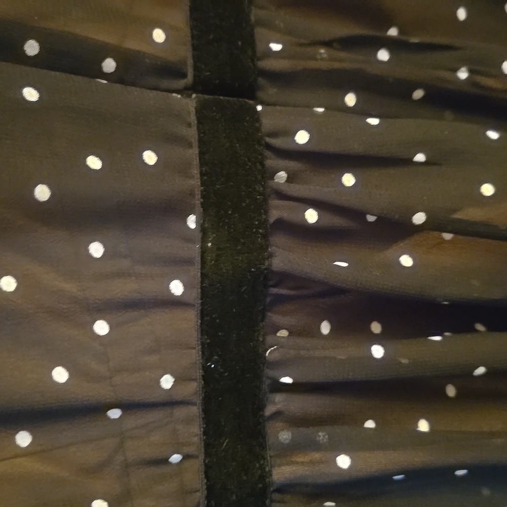 For Love & Lemons Black Polka Dot Sheer Maxi Dress - Picture 7 of 10